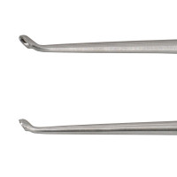 Epstein Curette 8” Hollow Handle Reverse Angle Oval Cups #0 (3.3mm)