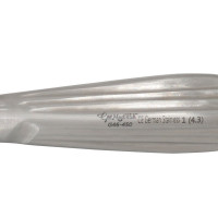 Brun Curette 8" Hollow Handle Angled Oval #4/0 (2.5mm)