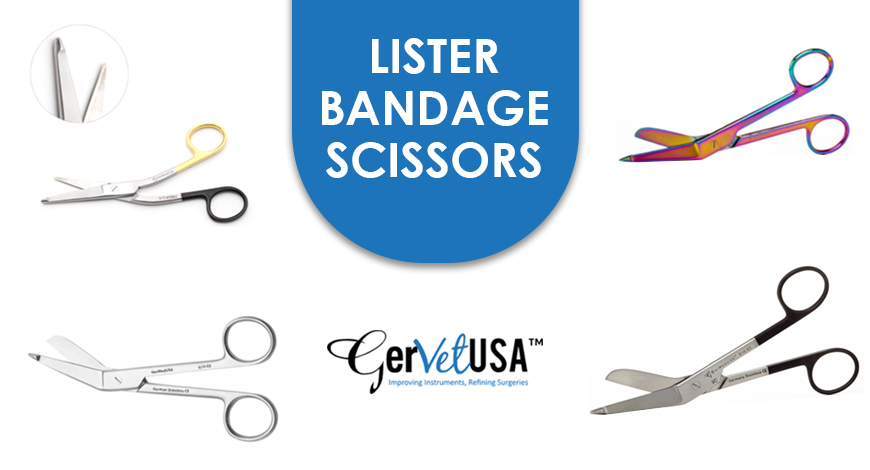 Different Variations and Applications of Lister Bandage Scissors in Veterinary Surgeries
