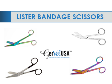 Different Variations and Applications of Lister Bandage Scissors in Veterinary Surgeries