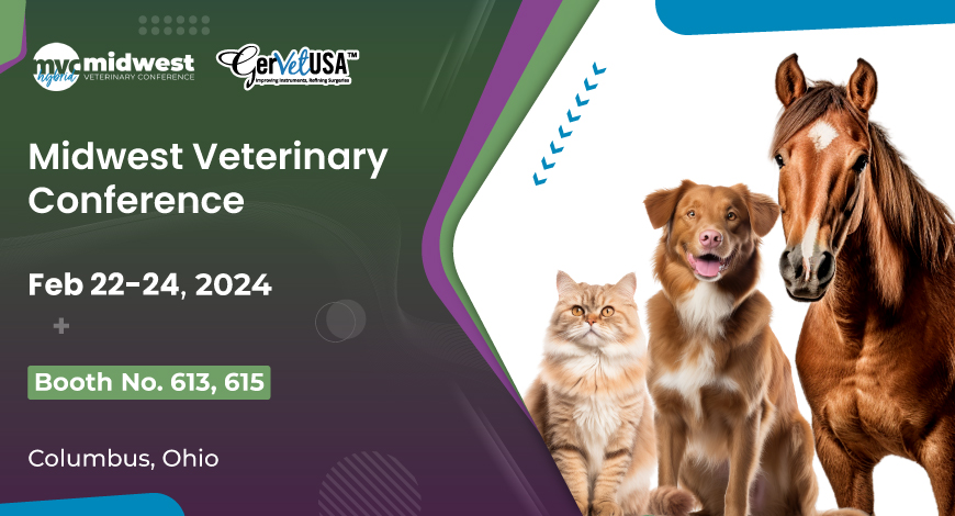 Meet us at the Midwest Veterinary Conference 2024