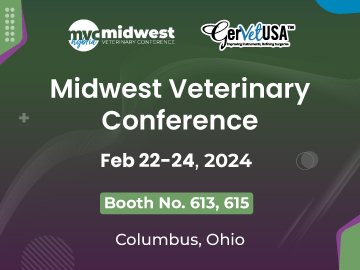 Meet us at the Midwest Veterinary Conference 2024