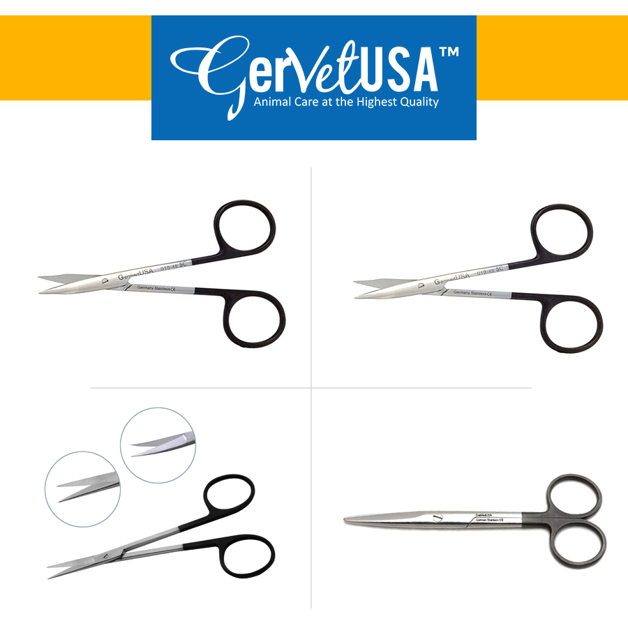 The Most Efficient Veterinary Supercut Surgical Scissors by GerVetUSA