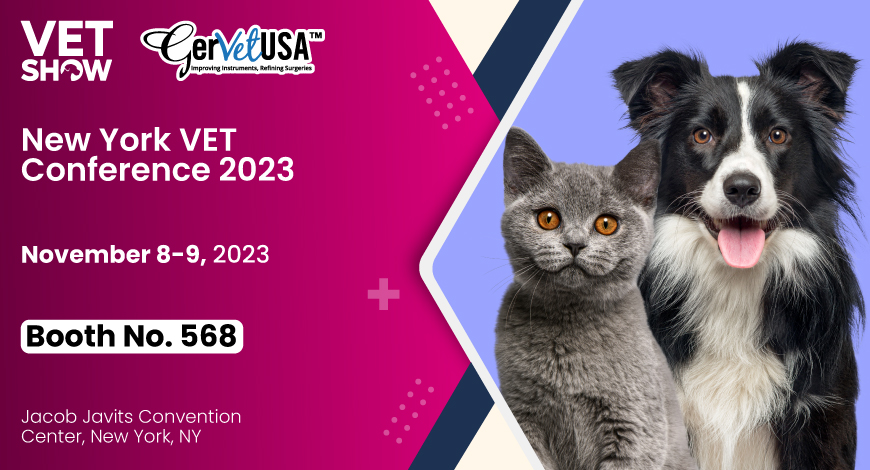 Visit Us at New York Vet 2023, Get Our Special Color Coated Instruments