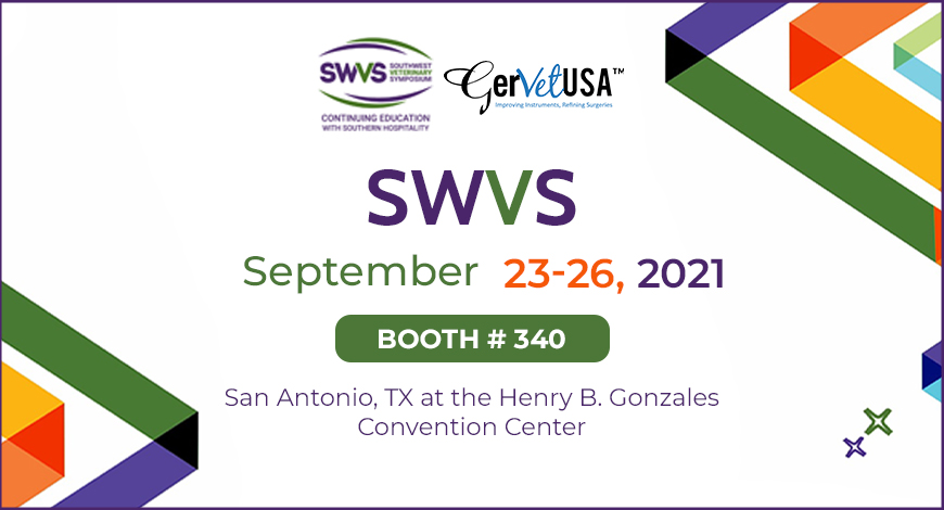Join us @ SWVS 2021 in San Antonio, TX & get massive discounts on our products