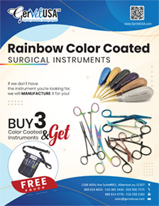 Rainbow Color Coated Surgical Instruments