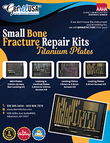 Small Bone Fracture Repair Kits Titanium Plates