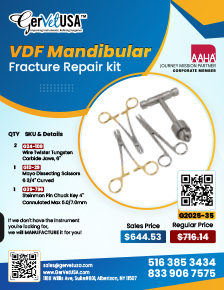 VDF Mandibular Fracture Repair kit