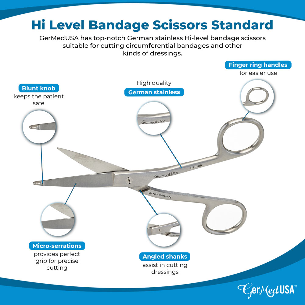 Hi-Level Bandage Scissors, Knowles