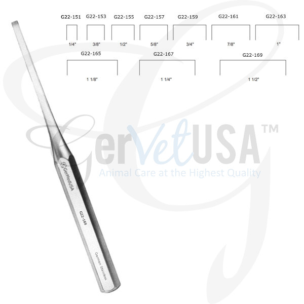 Hibbs Osteotome Straight 9" Osteotomes GerVetUSA Inc.