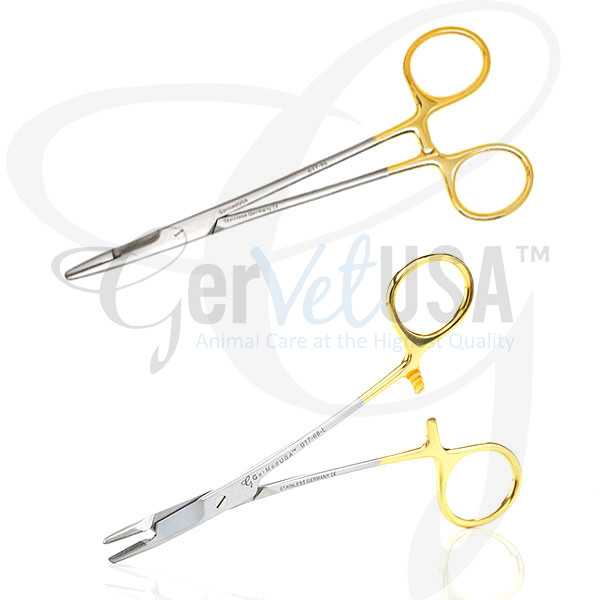 Olsen Hegar Needle Holder Scissors Combination TC, Left Handed