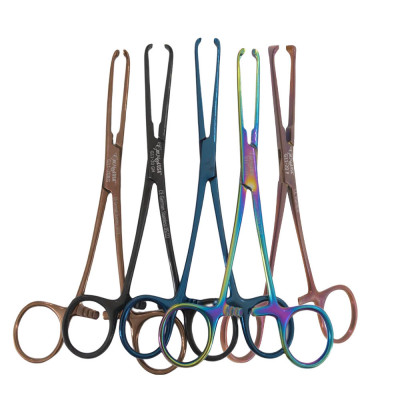 Allis Tissue Forceps, Color Coated