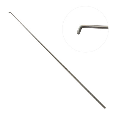 Arthroscopic Hook Probe 9" Knurled Handle