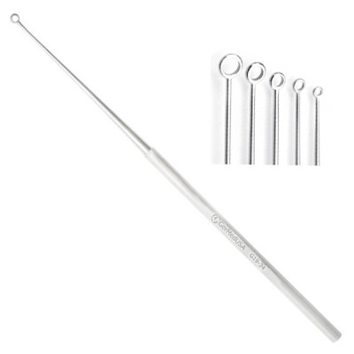 Buck Ear Curette 5 3/4" Straight Blunt