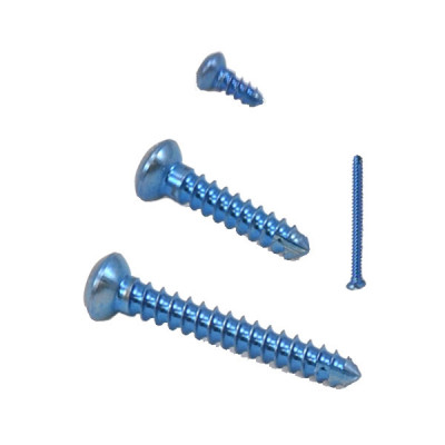 Cortex Bone Screw 1.5mm Self-Tapping Titanium Hex Head