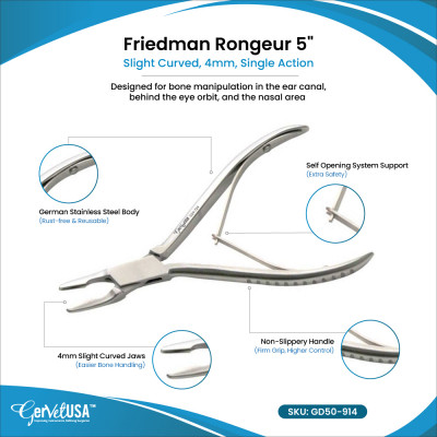 Friedman Rongeur Curved