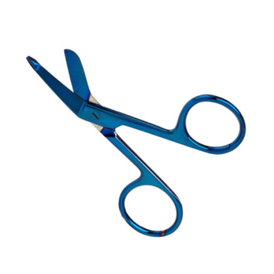 Lister Bandage Scissors 3 1/2 inch Blue Coated