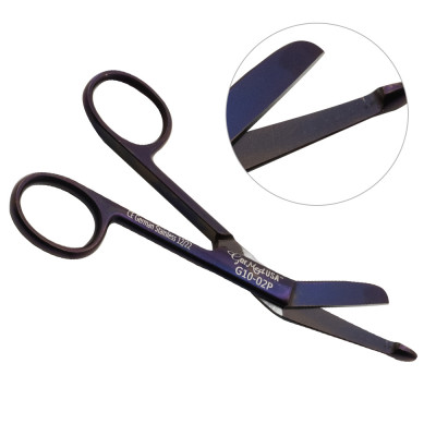 Lister Bandage Scissors 3 1/2 inch Purple Coated
