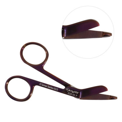 Lister Bandage Scissors 3 1/2 inch Purple Coated