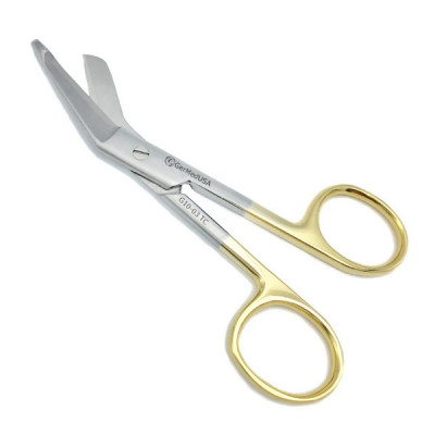 Lister Bandage Scissors 3 1/2˝ Angled - Tungsten Carbide