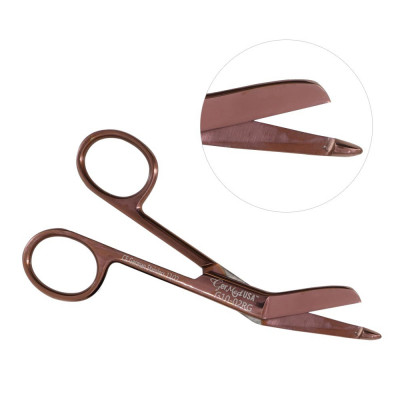 Lister Bandage Scissors 4 1/2 inch Rose Gold