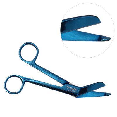 Lister Bandage Scissors 5 1/2 inch Blue Coated