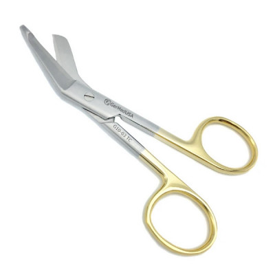 Lister Bandage Scissors 5 1/2 inch Angled - Tungsten Carbide