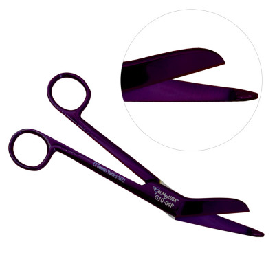 Lister Bandage Scissors 7 1/4 inch Purple Coated