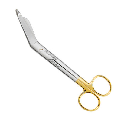 Lister Bandage Scissors 7 1/4 inch Angled - Tungsten Carbide