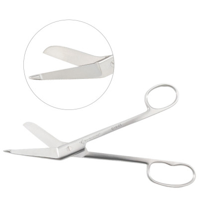 Lister Bandage Scissors 8 inch with One Large Ring