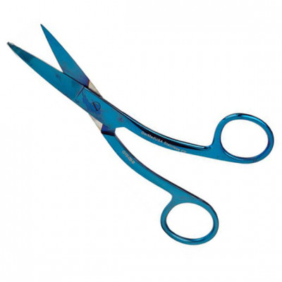 Hi Level Bandage Scissors 5 1/2 inch Blue Coated (Knowles)