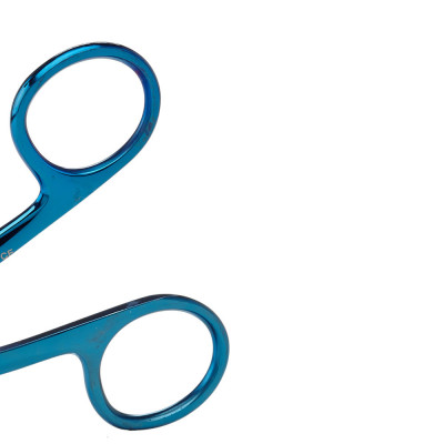 Hi Level Bandage Scissors 5 1/2" Blue Coated (Knowles)