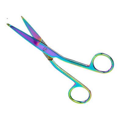 Hi Level Bandage Scissors 5 1/2 inch Rainbow Color Coated (Knowles)