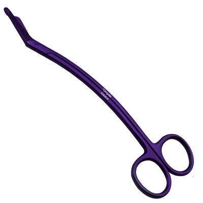 Feline Bandage Scissors 7 inch Purple Coated