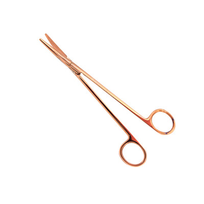 Metzenbaum Dissecting Scissors 5" Standard Curved Rose Gold