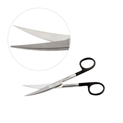 Operating Scissors SuperCut Sharp Sharp Curved 4 1/2 inch