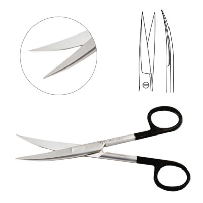 Operating Scissors SuperCut Sharp Sharp Curved Standard Pattern 5 1/2 inch