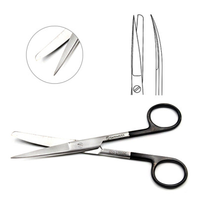 Operating Scissors SuperCut Sharp Blunt Curved Standard Pattern 5 1/2 inch