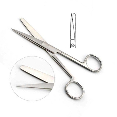Operating Scissors Straight 7 1/2 inch - Sharp/Blunt