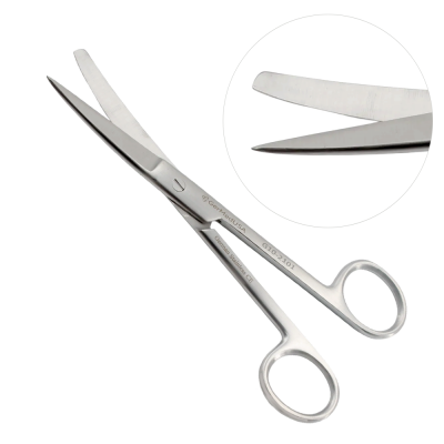 Operating Scissors 7 1/2 inch Curved - Sharp/Blunt
