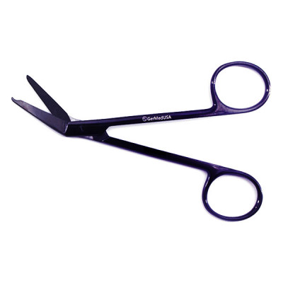 Stitch Scissors Stainless Steel 4 1/2 inch 45 Degree Purple