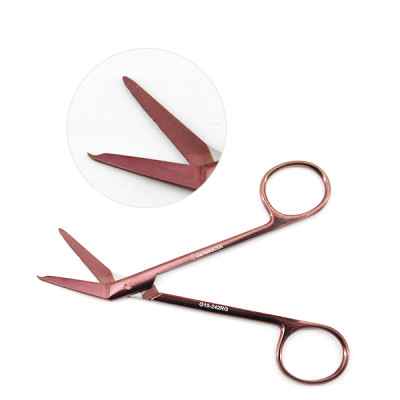 Stitch Scissors Stainless Steel 4 1/2" 45 Degree Rose Gold