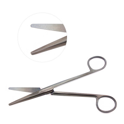 Mayo Dissecting Scissors Straight 6 3/4``, Gun Metal