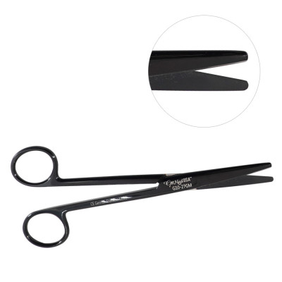 Mayo Dissecting Scissors Straight 6 3/4``, Gun Metal