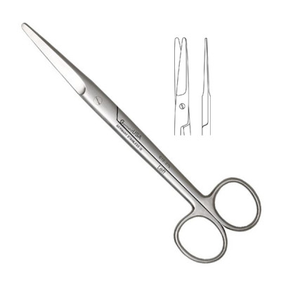 Mayo Dissecting Scissors 6 3/4``, Straight, Left Hand