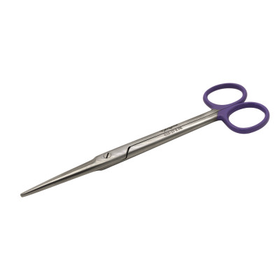 Mayo Dissecting Scissors Straight 6 3/4``, Purple Ring Coated
