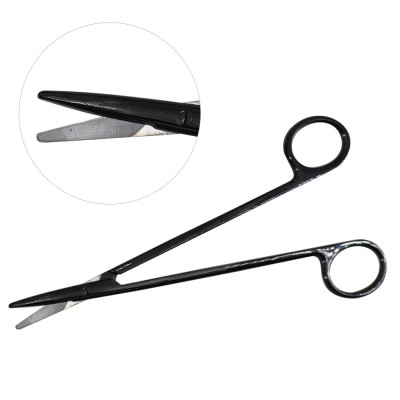 Metzenbaum Scissors 7`` Curved Gun Metal