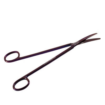 Metzenbaum Scissors 7" Curved Purple Coated