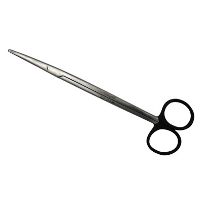 Metzenbaum Scissors 7 Curved, Gun Metal Ring Coated