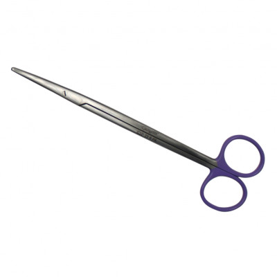 Metzenbaum Scissors 7 Curved, Purple Ring Coated